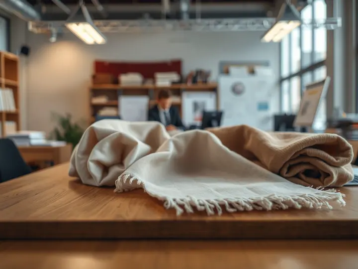 不同衣物材质样本展示